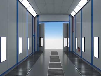 Оборудование для окрасочо-сушильной камеры проходного типа SPK-Р 10.5.3